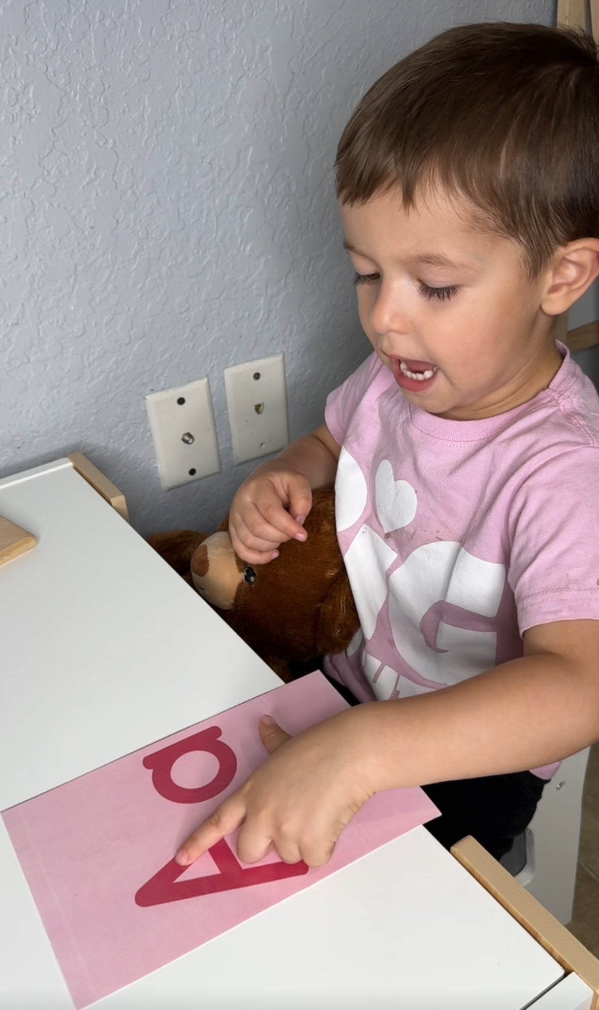 Large Flash Cards with Hand Motions